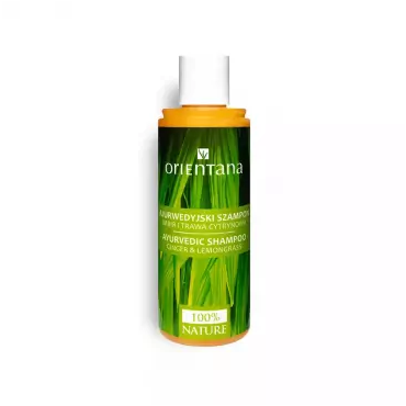 ORIENTANA -  Orientana Ajurwedyjski szampon - Imbir i trawa cytrynowa, 210 ml